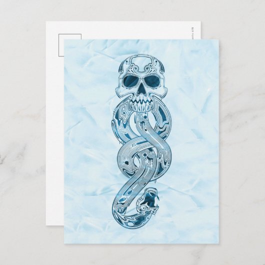 Harry Potter| Aguamenti Dark Mark Briefkaart (Voorkant / Achterkant)