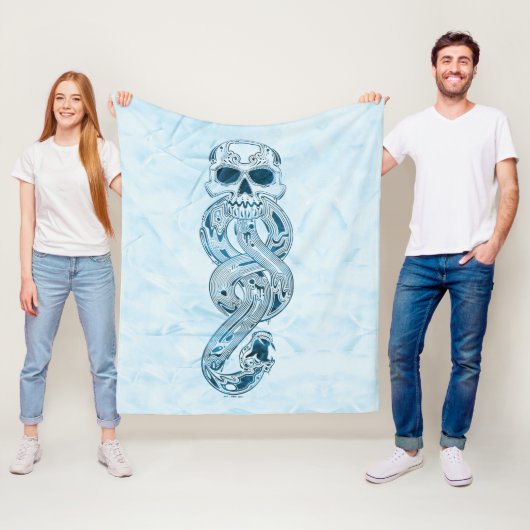 Harry Potter | Aguamenti Dark Mark Graphic Fleece Deken (In situ)