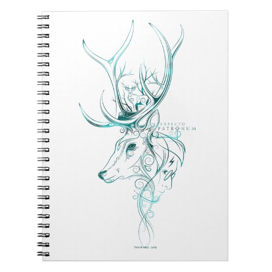 Harry Potter | Aguamenti EXPECTO PATRONUM™ Hert Notitieboek (Voorkant)