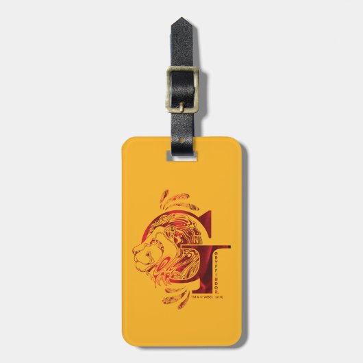 Harry Potter | Aguamenti GRYFFINDOR™ Bagagelabel (Voorkant verticaal)