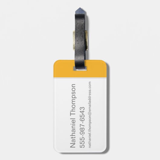 Harry Potter | Aguamenti GRYFFINDOR™ Bagagelabel (Achterkant verticaal)