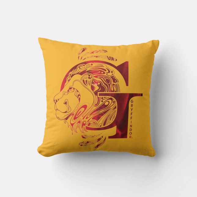 Harry Potter | Aguamenti GRYFFINDOR™ Grafisch ontw Kussen (Voorkant)