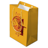 Harry Potter | Aguamenti GRYFFINDOR™ Grafisch ontw Medium Cadeauzakje (Achterkant Gekanteld)