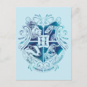 Harry Potter| Aguamenti HOGWARTS™ Crest Briefkaart (Voorkant)