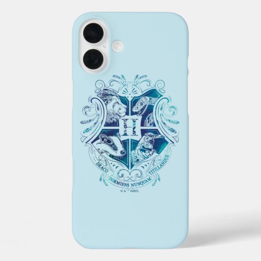 Harry Potter | Aguamenti HOGWARTS™ Crest Case-Mate iPhone Case (Achterkant)