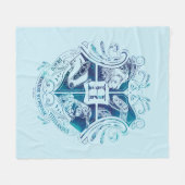 Harry Potter | Aguamenti HOGWARTS™ Crest Fleece Deken (Voorkant (Horizontaal))