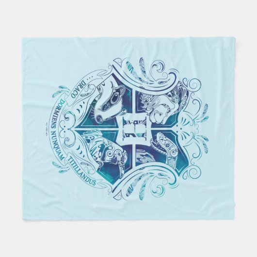 Harry Potter | Aguamenti HOGWARTS™ Crest Fleece Deken (Voorkant (Horizontaal))