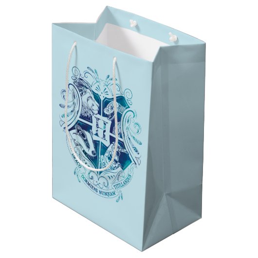 Harry Potter | Aguamenti HOGWARTS™ Crest Medium Cadeauzakje (Achterkant Gekanteld)