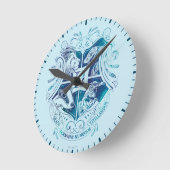 Harry Potter | Aguamenti HOGWARTS™ Crest Ronde Klok (Hoek)
