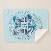 Harry Potter | Aguamenti HOGWARTS™ Crest Sherpa Deken (Voorkant (horizontaal))