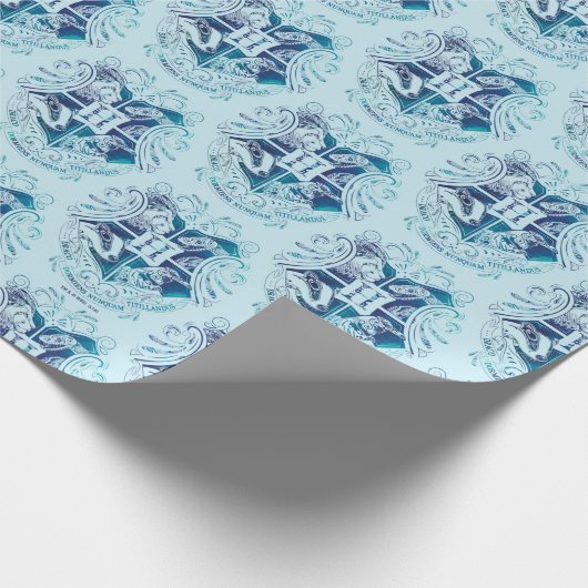 Harry Potter | Aguamenti HOGWARTS™ Wapen Cadeaupapier (Hoek)