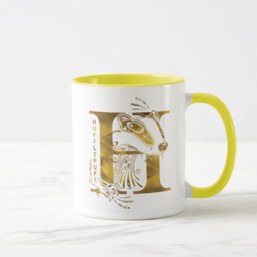 Harry Potter | Aguamenti HUFFLEPUFF™ Grafisch Mok (Rechts)