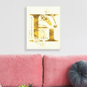 Harry Potter | Aguamenti HUFFLEPUFF™ Grafisch ontw Canvas Afdruk (Insitu (Woonkamer))