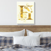 Harry Potter | Aguamenti HUFFLEPUFF™ Grafisch ontw Canvas Afdruk (Insitu (Slaapkamer))