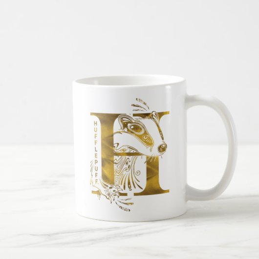 Harry Potter | Aguamenti HUFFLEPUFF™ Grafisch ontw Koffiemok (Rechts)