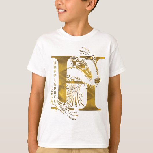 Harry Potter | Aguamenti HUFFLEPUFF™ Grafisch T-shirt (Voorkant)
