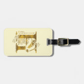 Harry Potter | Aguamenti HUFFLEPUFF™ Graphic Bagagelabel (Voorkant horizontaal)