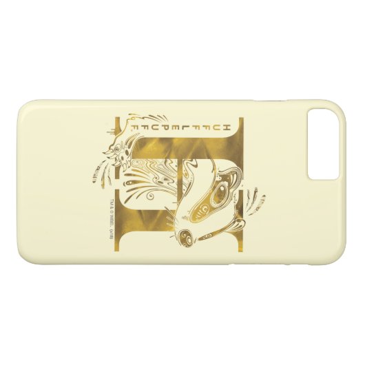 Harry Potter | Aguamenti HUFFLEPUFF™ Graphic Case-Mate iPhone Case (Achterkant (Horizontaal))