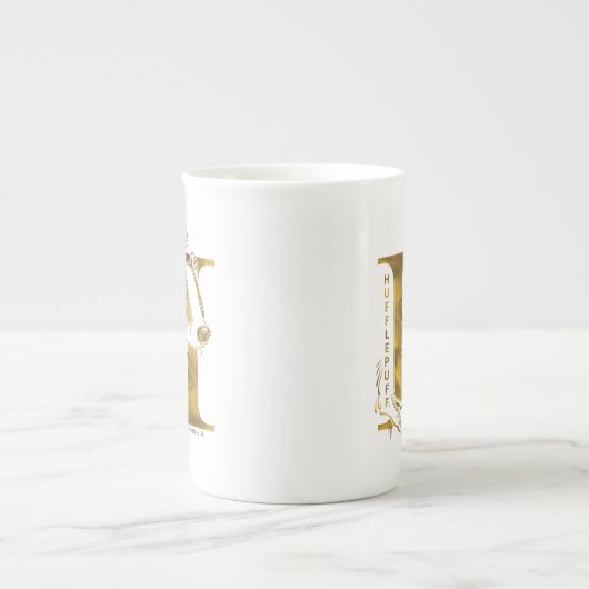 Harry Potter | Aguamenti HUFFLEPUFF™ Graphic Porselein Kop (Voorkant)