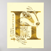 Harry Potter | Aguamenti HUFFLEPUFF™ Graphic Poster (Voorkant)