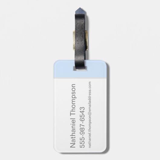 Harry Potter| Aguamenti RAVENCLAW™ Bagagelabel (Achterkant verticaal)