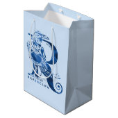 Harry Potter | Aguamenti RAVENCLAW™ Grafisch Medium Cadeauzakje (Achterkant Gekanteld)