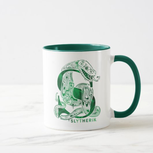 Harry Potter | Aguamenti SLYTHERIN™ Grafisch ontwe Mok (Rechts)