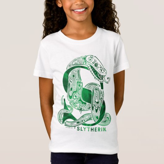 Harry Potter | Aguamenti SLYTHERIN™ Grafisch ontwe T-shirt (Voorkant)