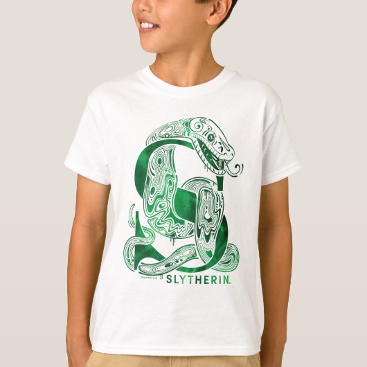 Harry Potter | Aguamenti SLYTHERIN™ Grafisch ontwe T-shirt (Voorkant)