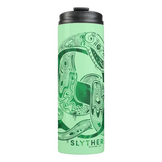 Harry Potter | Aguamenti SLYTHERIN™ Grafisch ontwe Thermosbeker (Voorkant)