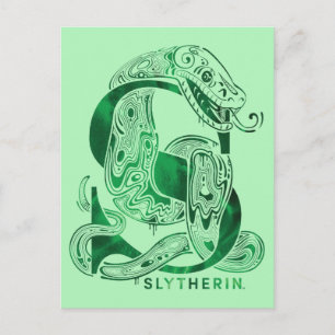 Harry Potter   Aguamenti SLYTHERIN™ Graphic Briefkaart