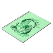 Harry Potter | Aguamenti SLYTHERIN™ Graphic Notitieboek (Linkerzijde)