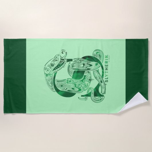 Harry Potter | Aguamenti SLYTHERIN™ Graphic Strandlaken (Voorkant)