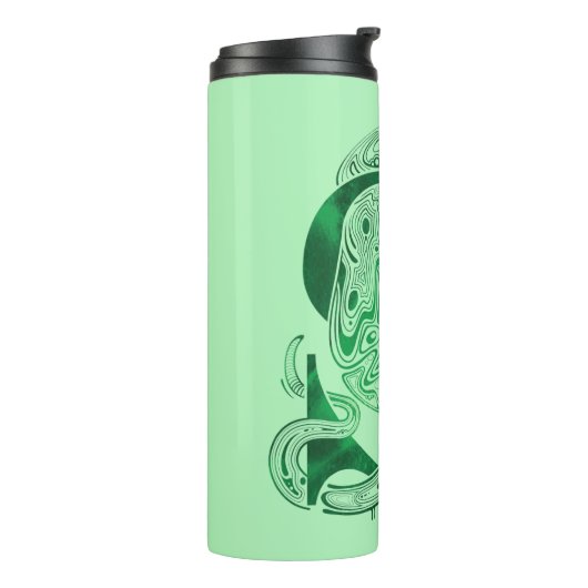 Harry Potter | Aguamenti SLYTHERIN™ Graphic Thermosbeker (Gedraaid links)