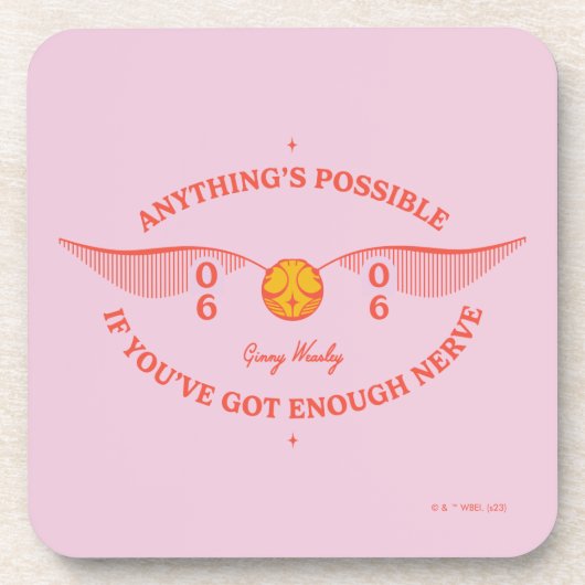 HARRY POTTER™ | Alles is mogelijk Bier Onderzetter (Voorkant)