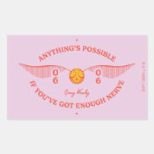 HARRY POTTER™ | Alles is mogelijk Rechthoekige Sticker (Voorkant)