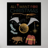 HARRY POTTER™ alles wat ik voor Kerstmis wil Poster (Voorkant)