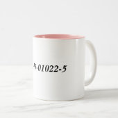 "Harry Potter and the Deathly Hallows" ISBN-Mok Tweekleurige Koffiemok (Voorkant rechts)