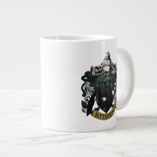 HARRY POTTER™ | Anime Draco Malfoy House Crest Grote Koffiekop (Voorkant rechts)