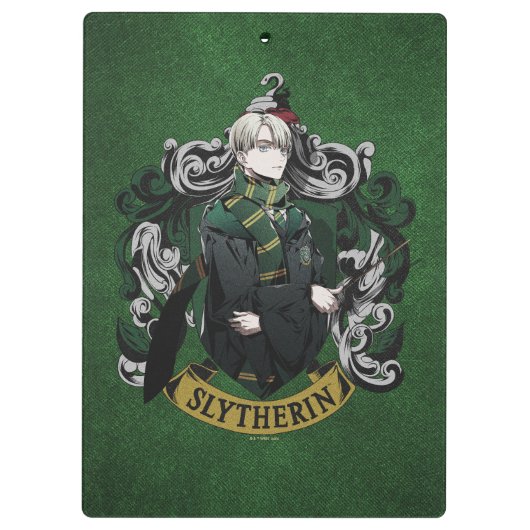 HARRY POTTER™ | Anime Draco Malfoy House Crest Klembord (Achterkant)