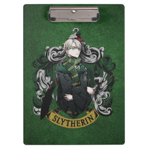 HARRY POTTER™   Anime Draco Malfoy House Crest Klembord