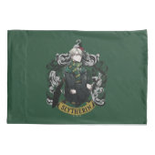 HARRY POTTER™ | Anime Draco Malfoy House Crest Kussensloop (Achterkant)