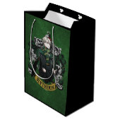 HARRY POTTER™ | Anime Draco Malfoy House Crest Medium Cadeauzakje (Achterkant Gekanteld)