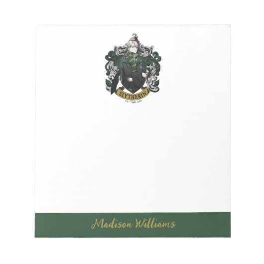 HARRY POTTER™ | Anime Draco Malfoy House Crest Notitieblok (Voorkant)