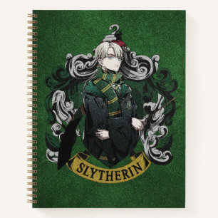 HARRY POTTER™   Anime Draco Malfoy House Crest Notitieboek