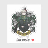 HARRY POTTER™ | Anime Draco Malfoy House Crest Sticker (Vel)