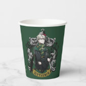 HARRY POTTER™ | Anime Draco Malfoy Huis Crest Papieren Bekers (Voorkant)