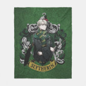HARRY POTTER™ | Anime Draco Malfoy Huisembleem Fleece Deken (Voorkant)