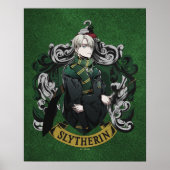 HARRY POTTER™ | Anime Draco Malfoy Huisembleem Poster (Voorkant)
