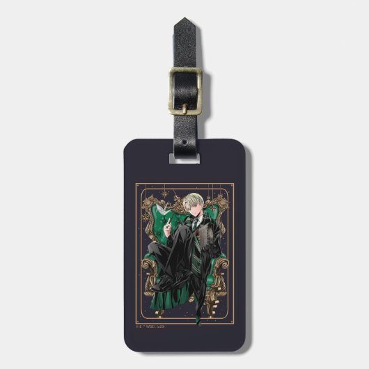 HARRY POTTER™ | Anime Draco Malfoy Seed Bagagelabel (Voorkant verticaal)